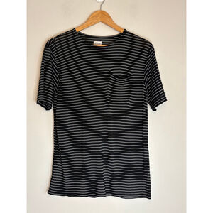 Armani Collezioni Men's Crew Neck Viscose Short Sleeve Shirt Medium